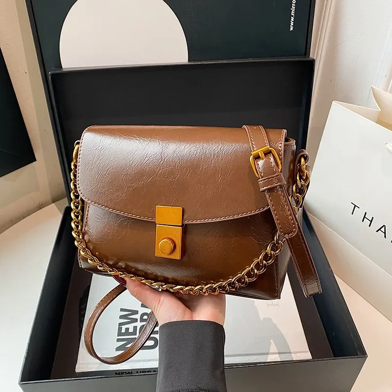 

Versatile Ladies Crossbody Handbag Premium Leather Shoulder Tote Bag Designer Purse Waterproof Stylish