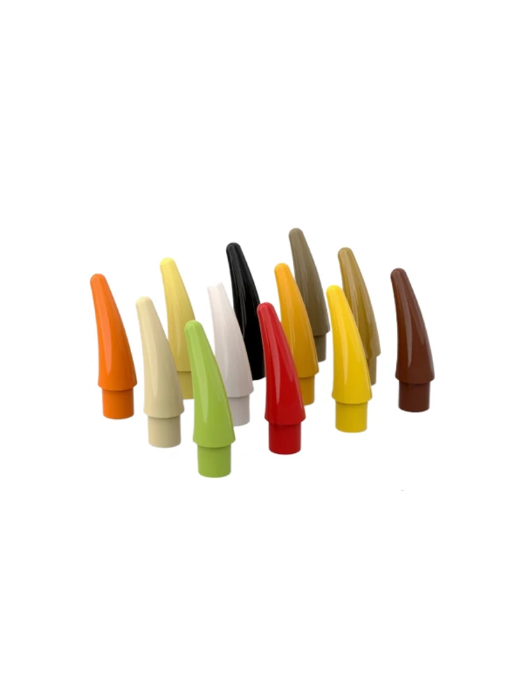 25PCSMOC compatible avec les moustaches/griffes/dents/couleurs 53451 compatibles avec les briques de bricolage pour les jouets pour enfants