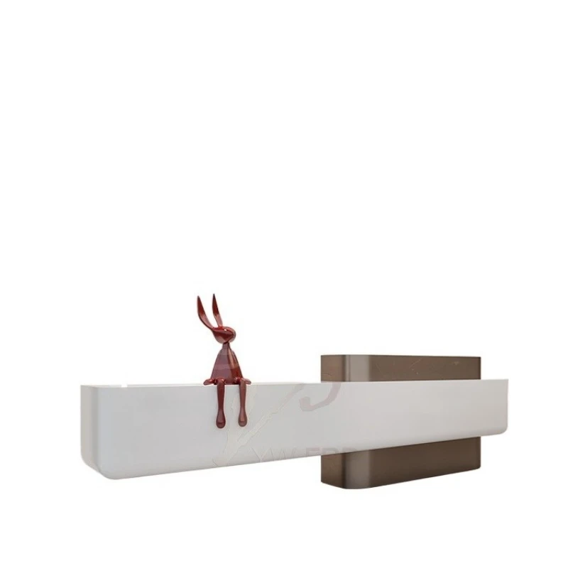 

Reception desk, modern office, special-shaped creativity, fashion, bar counter