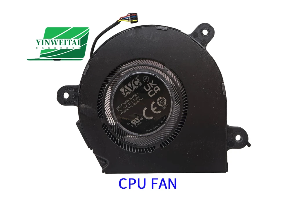 

Вентилятор для процессора и графического ускорителя для ASUS Zenbook Pro 14 Duo OLED UX8402Z UX8402ZA UX8402ZE BAPA0607R2HY001 BAPA0807R2HY005 DC12V 0.5A