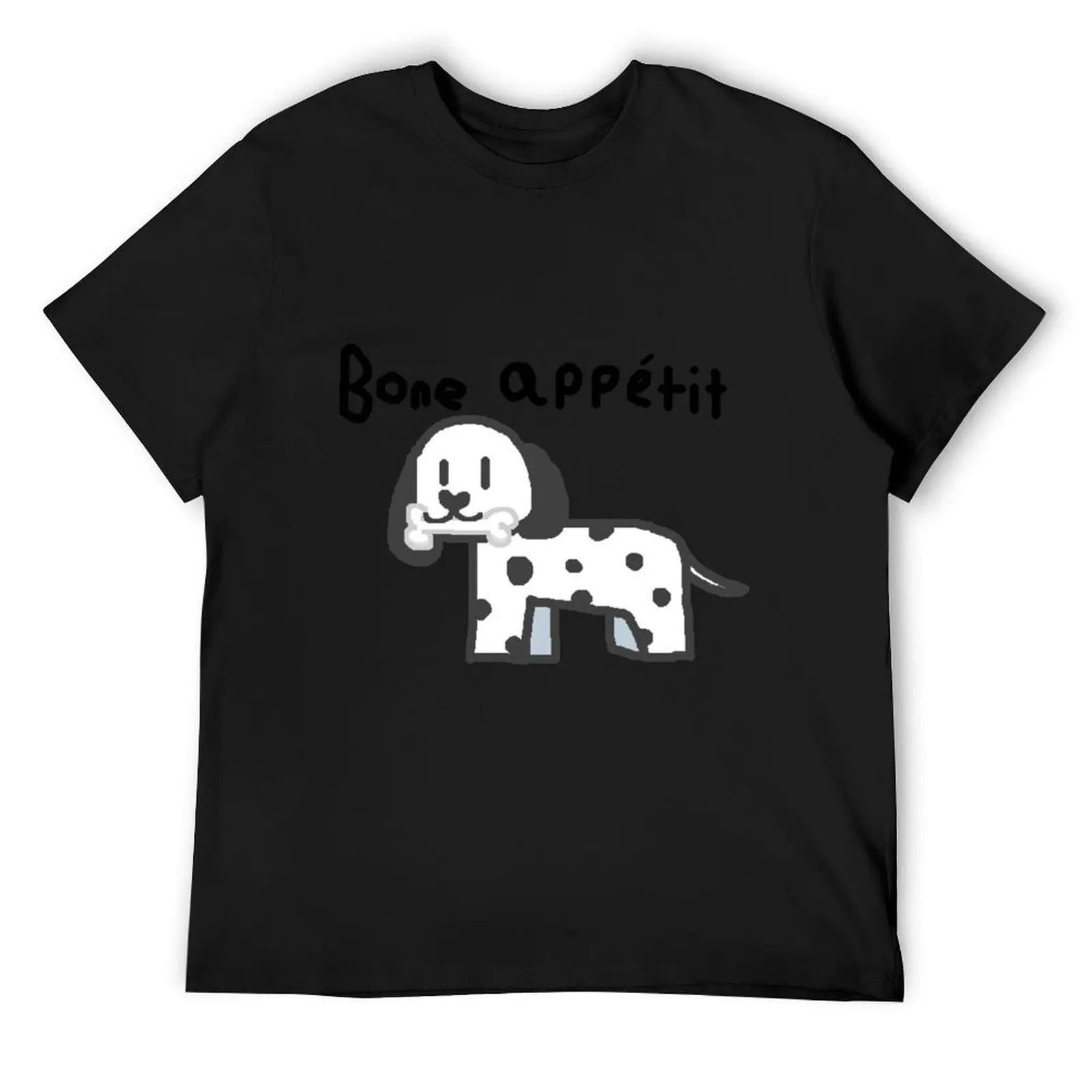 Bone Appétit Dalmatian T-Shirt anime shirt valentines clothes fashion shirts Men's t shirts