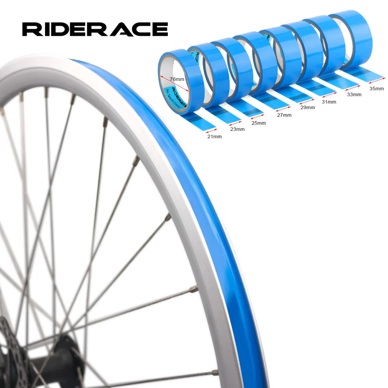 RIDERACE 10m Bicycle Tubeless Rim Tapes MTB Road Cycling Rim tape Strips For 26 27.5 29 Inch 700c Bike Wheel 23/25/27/29/31/33mm