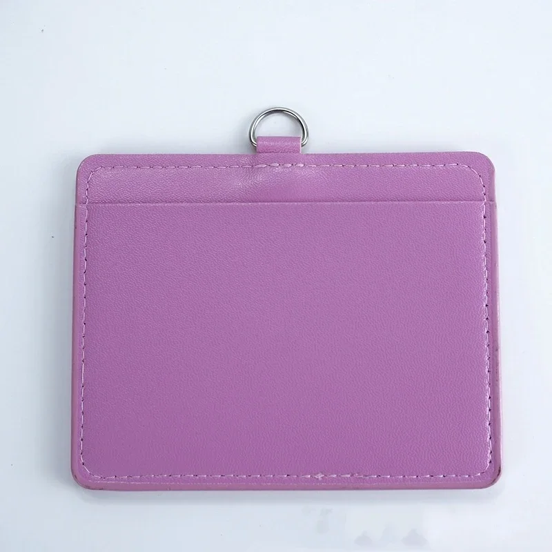 Imagem -04 - Leather Working Permit Case Work Card Holder Staff Exhibition Pass Work Pass Cover Sleeve Horizon Estilo pu