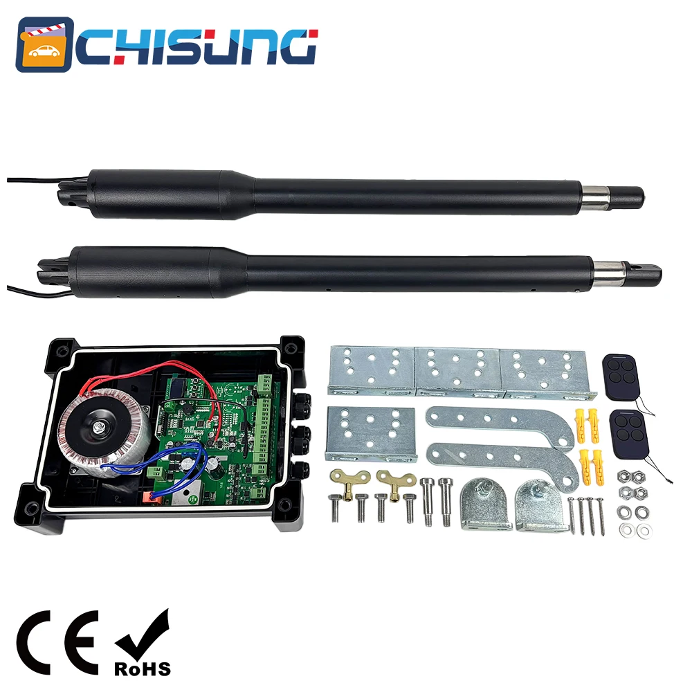 150KGS Per Leaf Linear Actuator Engine Motor Electric Gates Automatic Swing Gate Opener Piston Stroke swing gate door opener