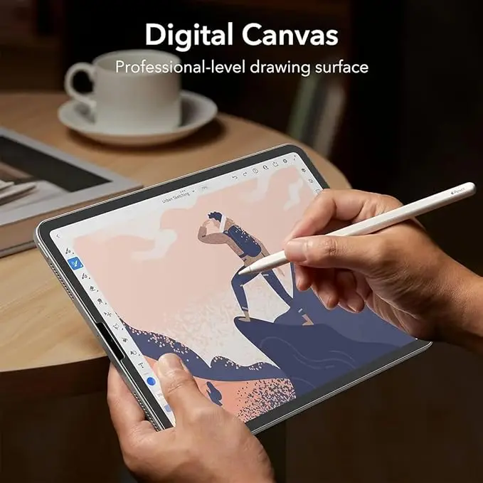 Matt Wie Papierfolie Für iPad Pro 13 11. Gen M5 M4 2025 12.9 A16 10 9 9. 10. Gen Air 5 4 M3 M2 Mini 7 6 Displayschutzfolie – Detail 3
