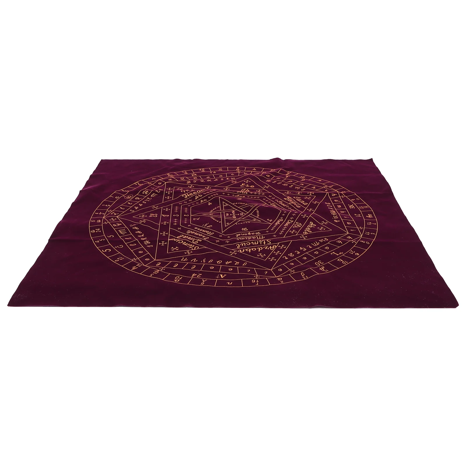 Table Tarot Tablecloth Deck Decor Prop Unique Basket Purple for Divination Card