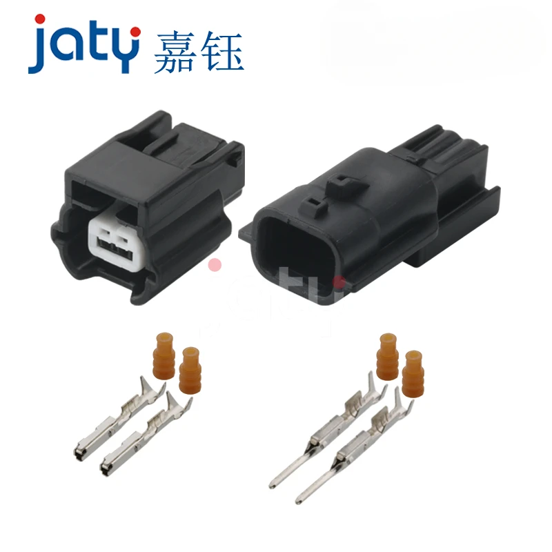 1set 2-pin DJ7021K-0.6-11/21 Automotive Sensor Plug 7282(7283)-8851-30 Female and Male Waterproof Connectors