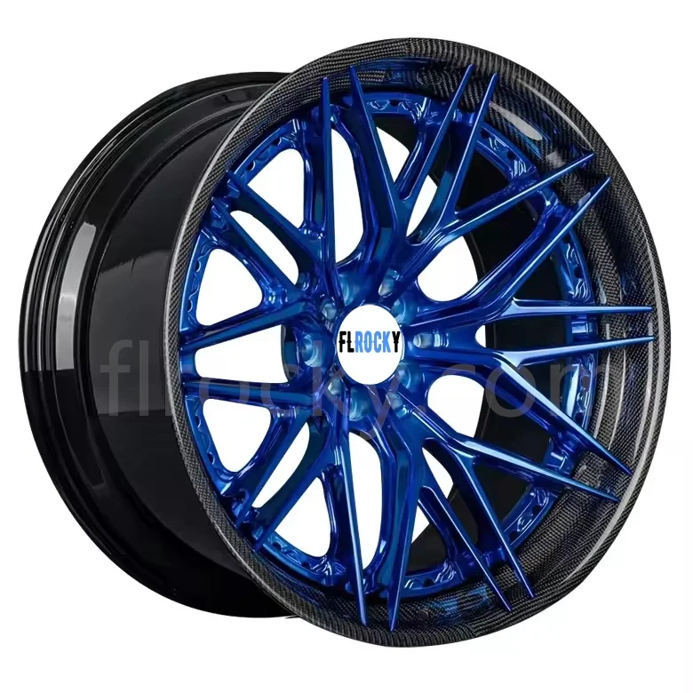 

Flrocky 2024 Hot-selling Car Rim19 19 20 21 Inch Carbon Fibre Wheel Hub 5 Holes For Involving Cars