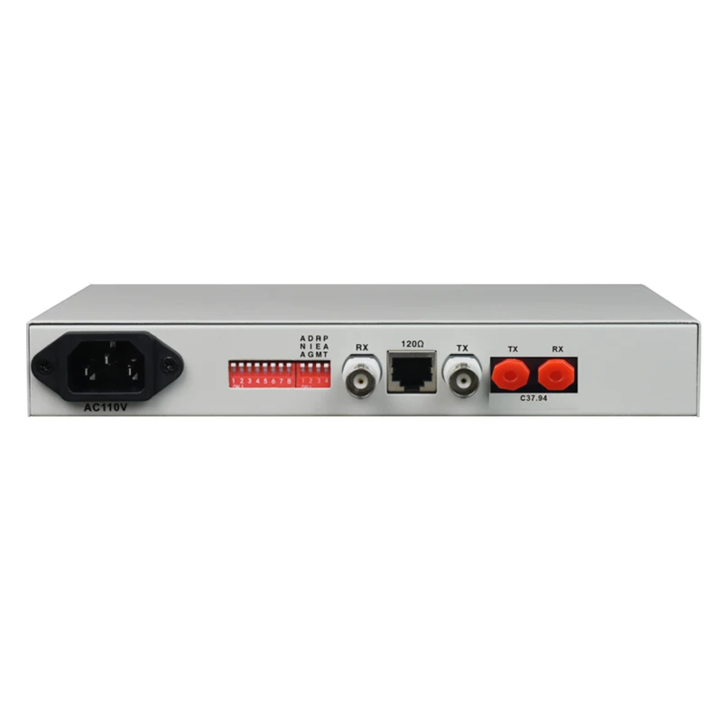 High Quality Fiber Optical Converter 1 Channel IEEE C37.94 to E1 Converter