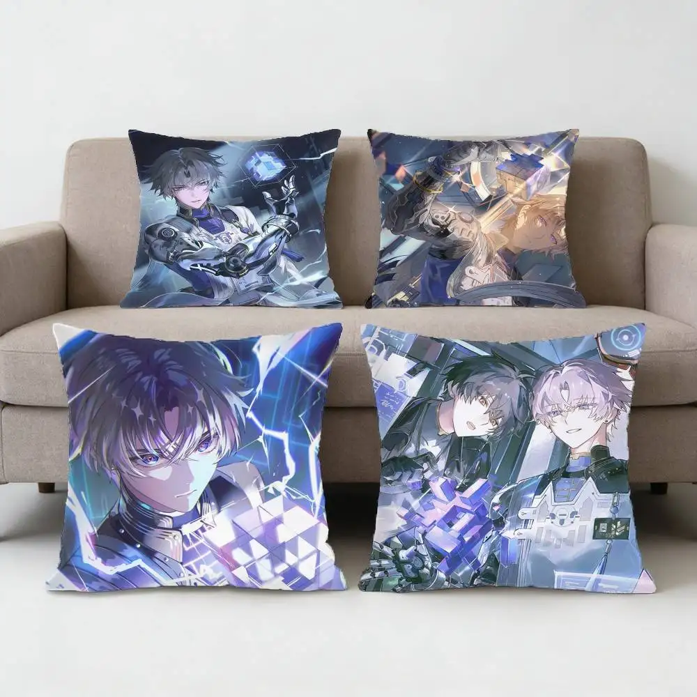 

Open world Game Wuthering Waves Xiangli Yao Pillow Case Sofa Living Room for Bedroom car Cushion Square Cushion Nap Time