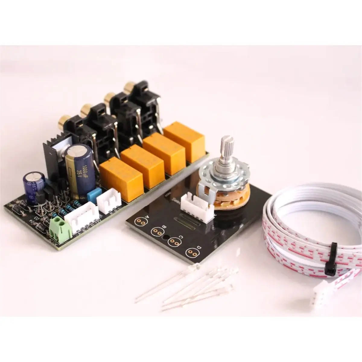 a23g-hifi-ロスレスオーディオ-4-ペア-rca-入力ソースセレクター信号セレクタースイッチングスイッチャースプリッター、プリアンプアンプ用