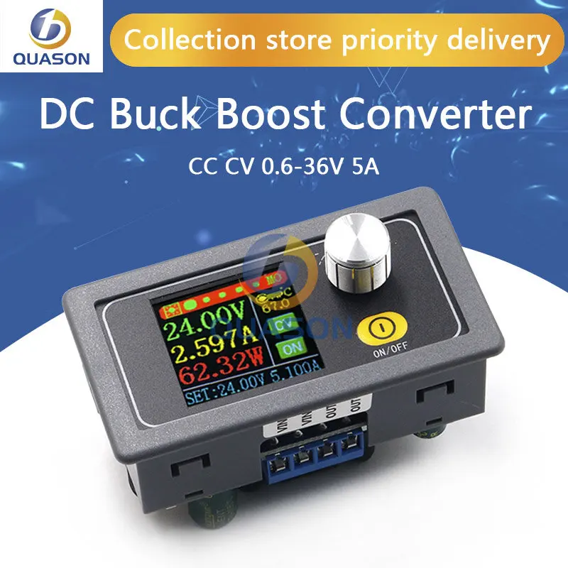 

XYS3580 DC Buck Boost конвертер CC CV 0,6-36V 5A модуль питания регулируемый лабораторный источник питания переменный