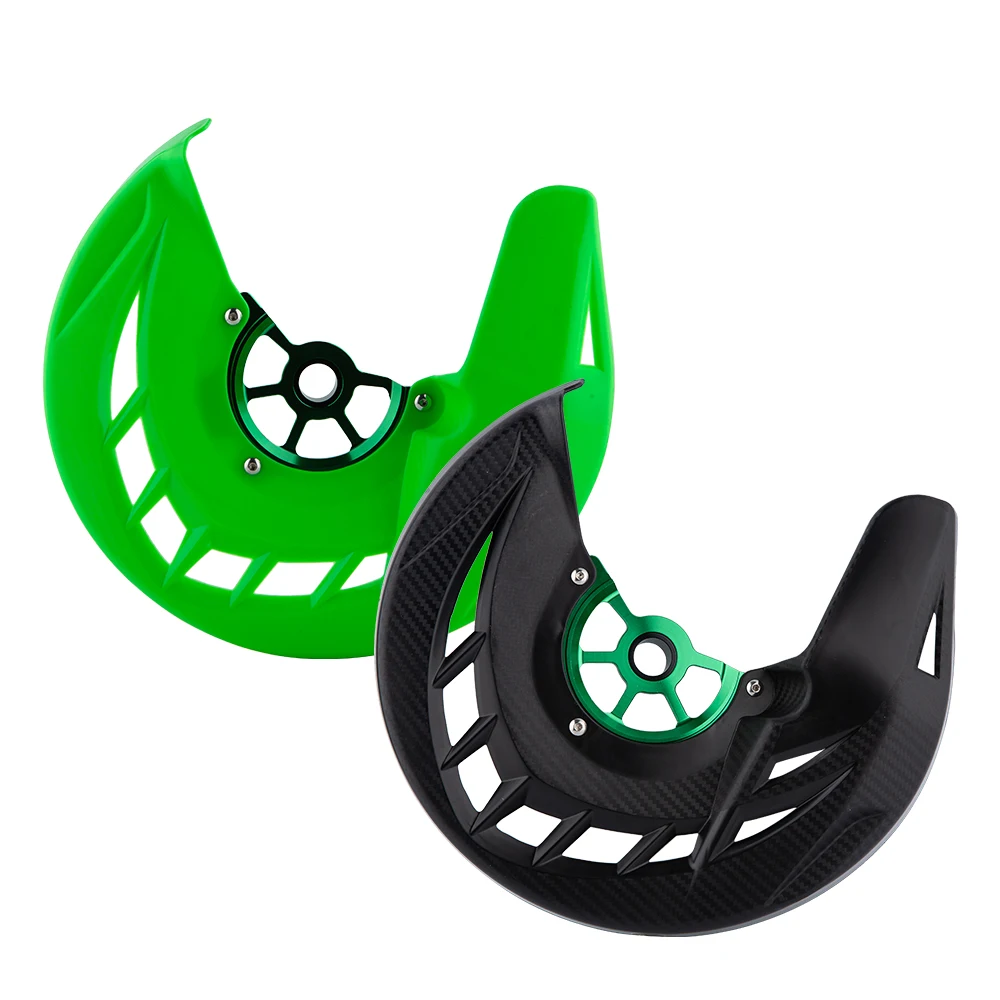 CNC Front Brake Disc Guard Protector Cover 20mm For Kawasaki KX125 KX250 KX250F 2006-2019 KX450F 2006-2018 KLX450R 2008-2015