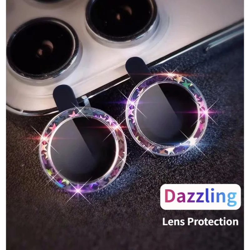 【新品】iPhone 12 13 14 Pro Max Plus用 フルスカイフラッシュ 携帯電話カメラレンズ保護リング