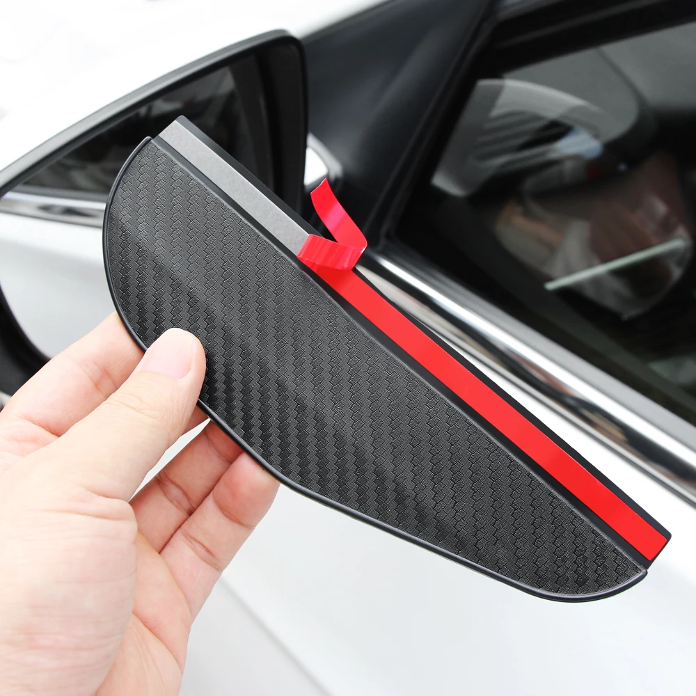 2pcs Car Side Rear View Mirror Rain Eyebrow Visor Look Sun Shade Auto Accessories For Kia Rio Ceed Sportage Cerato Soul Sorento