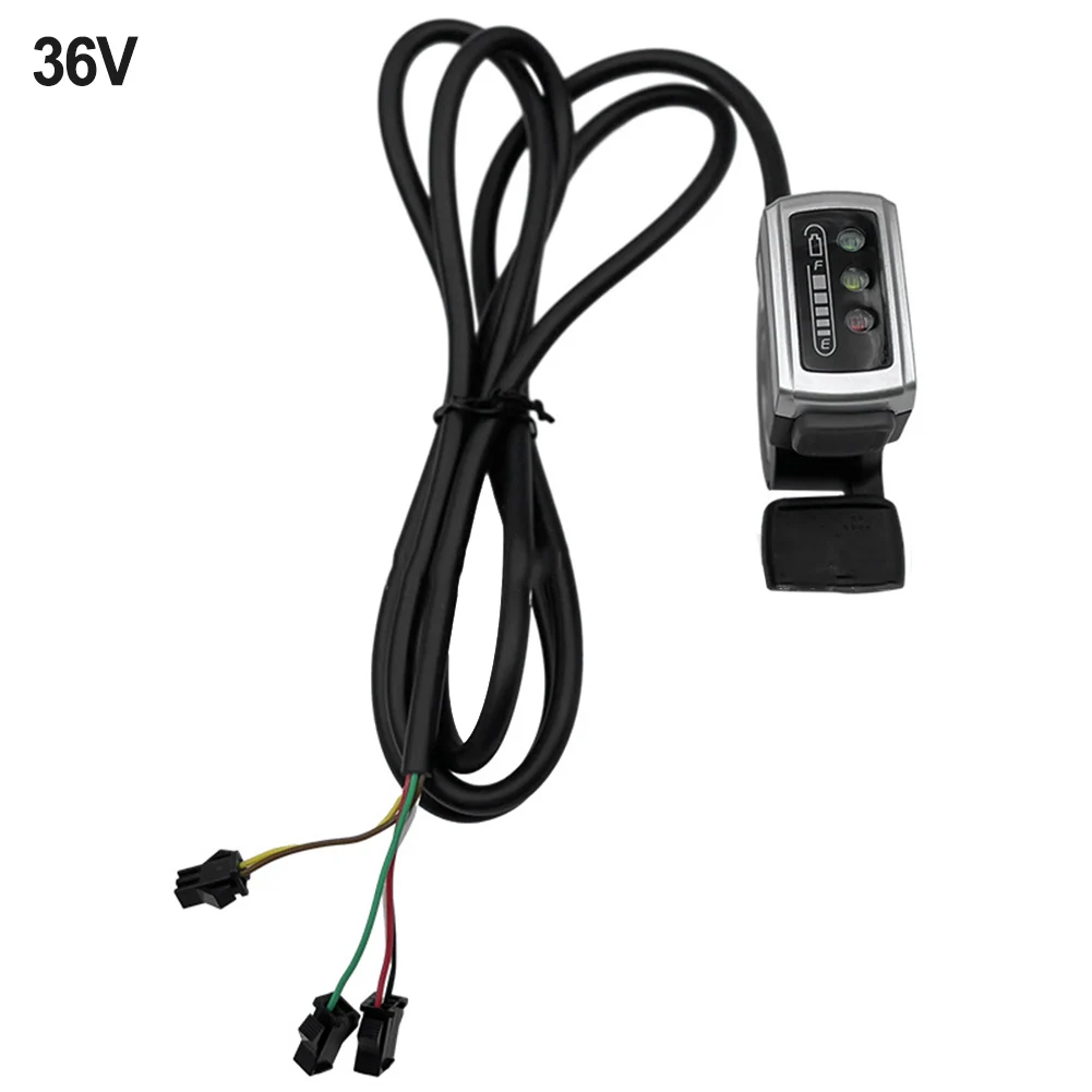 AAAAAAA24V/36V/48V 106DX ThumbThrottleForE-bike Electric Bike Speed Control LED TwistThumb Throttle Electric Bicycle Accessories
