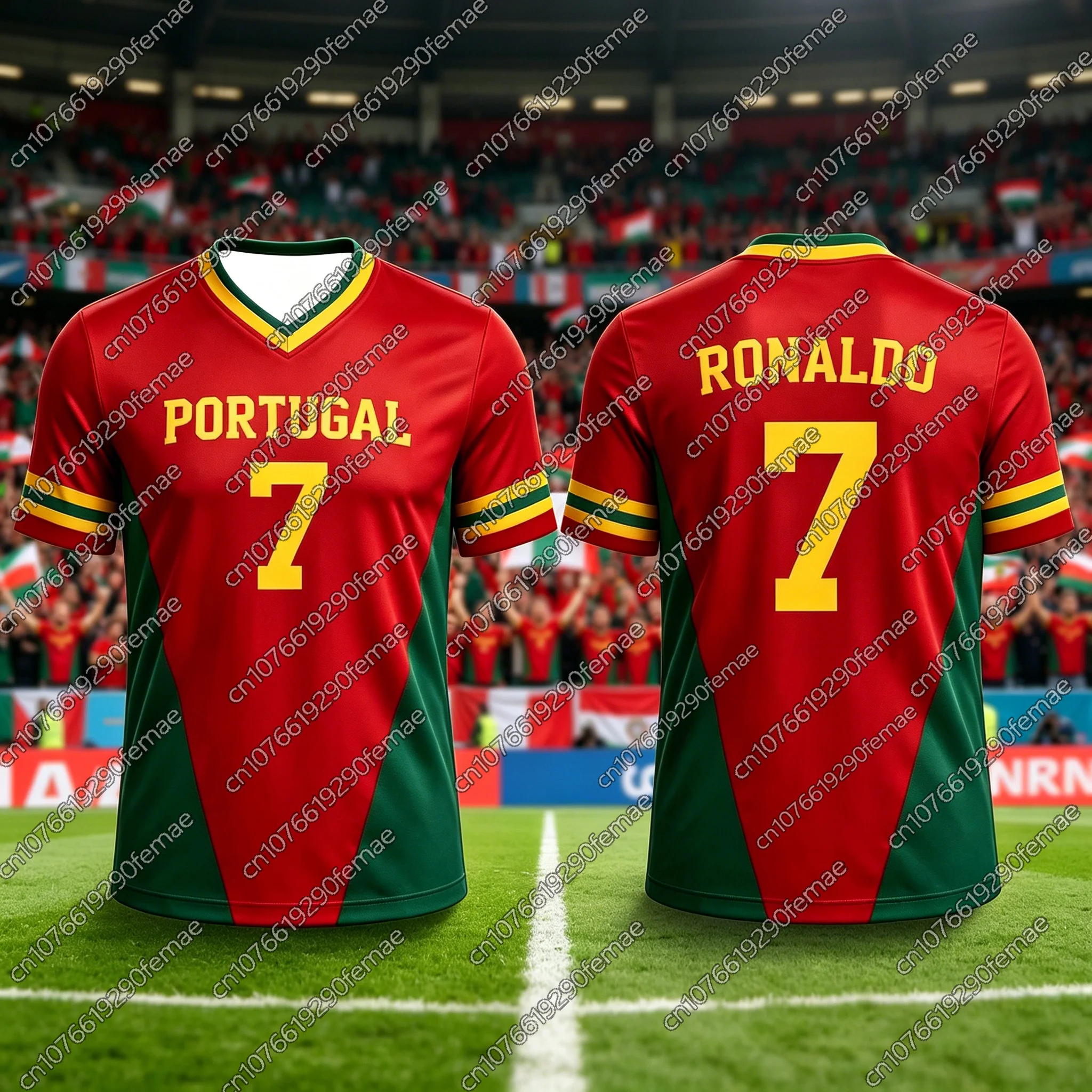 Portugal Soccer Fan Sports T-Shirt, Quick Dry