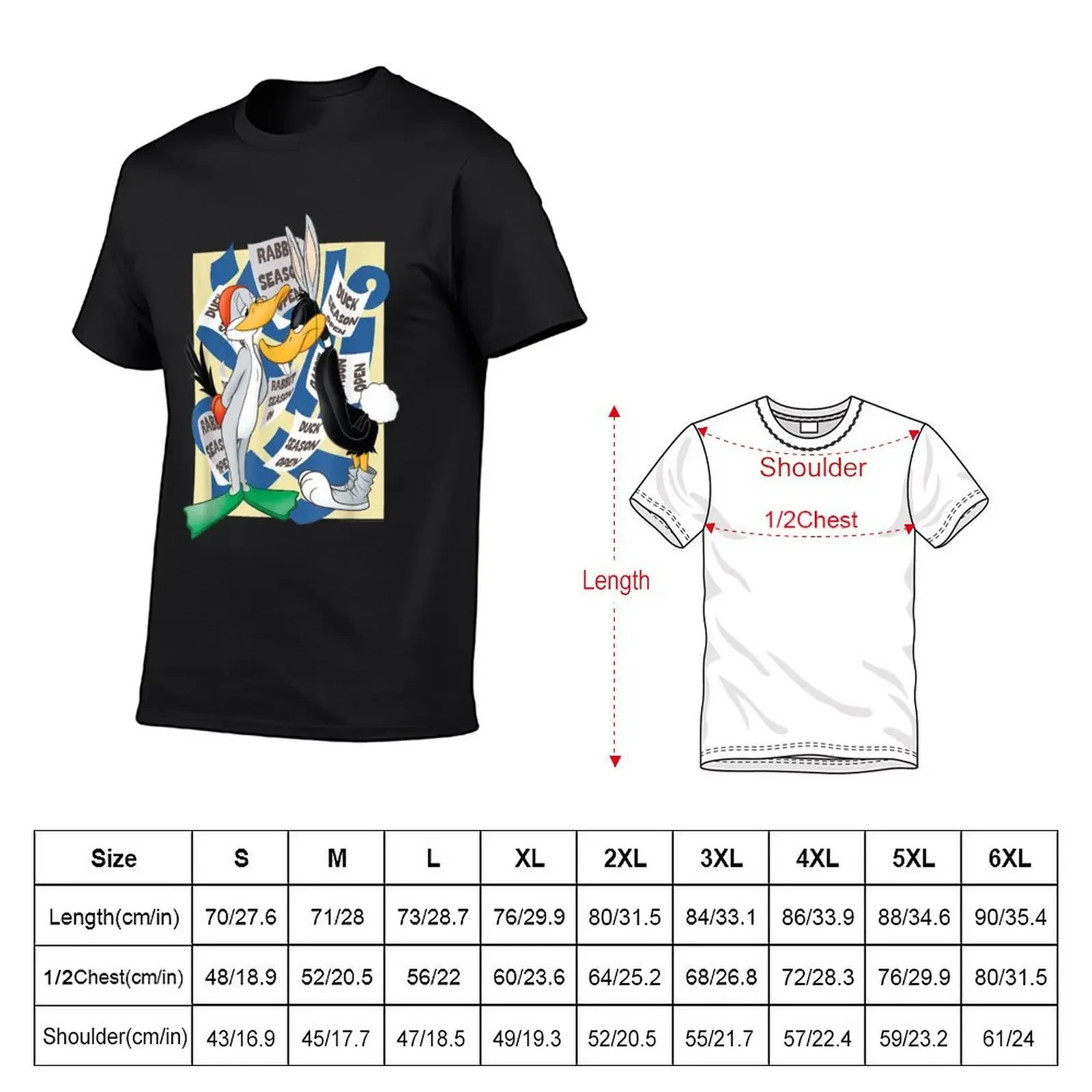 Rabbit Season Duck Season T-Shirt for a boy cotton graphic tees custom t shirt anime shirts men