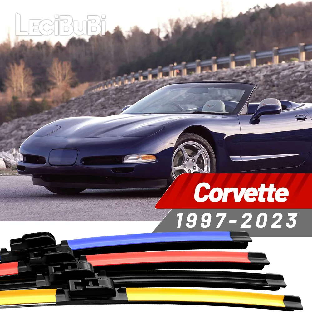 2 stücke Für Chevrolet Corvette C5 C6 C7 C8 1997-2023 2017 2018 2019 2020 2021 2022 Frontscheibe Wischer Klingen Scheibenwischer
