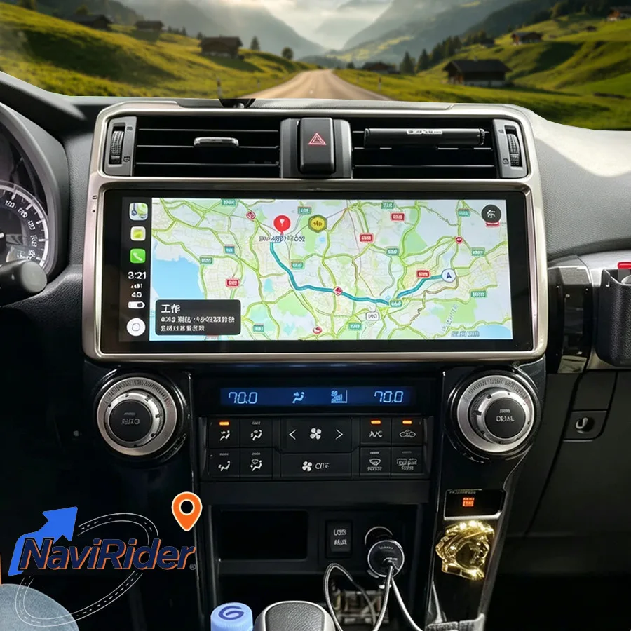 

12.3" Android Screen For Toyota 4Runner 4 Runner 2009-2019 GPS Wireless CarPlay Auto Stereo Multimedia Player Navigation Audio