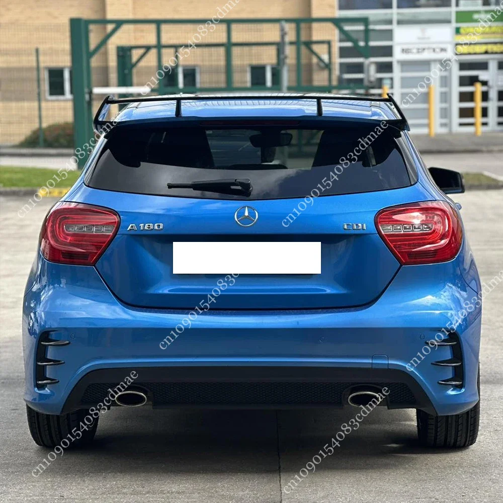 Rear Roof Spoiler Tail Wings For Mercedes Benz A Class W176 W177 A180 A200 A250 A260 A45 AMG 2013-2022 Gloss Black Body Kits view 3