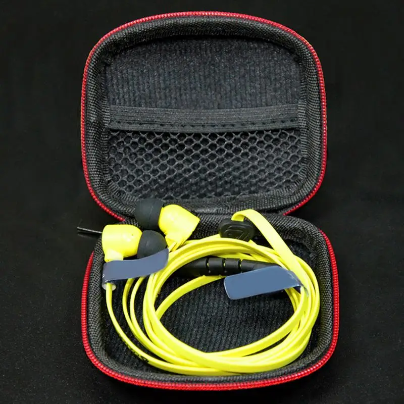 Earphone Storage Bag Protective Hard Eva Travel Bag Waterproof Shock Absorption Mini Cable Container Electronic Organizer For