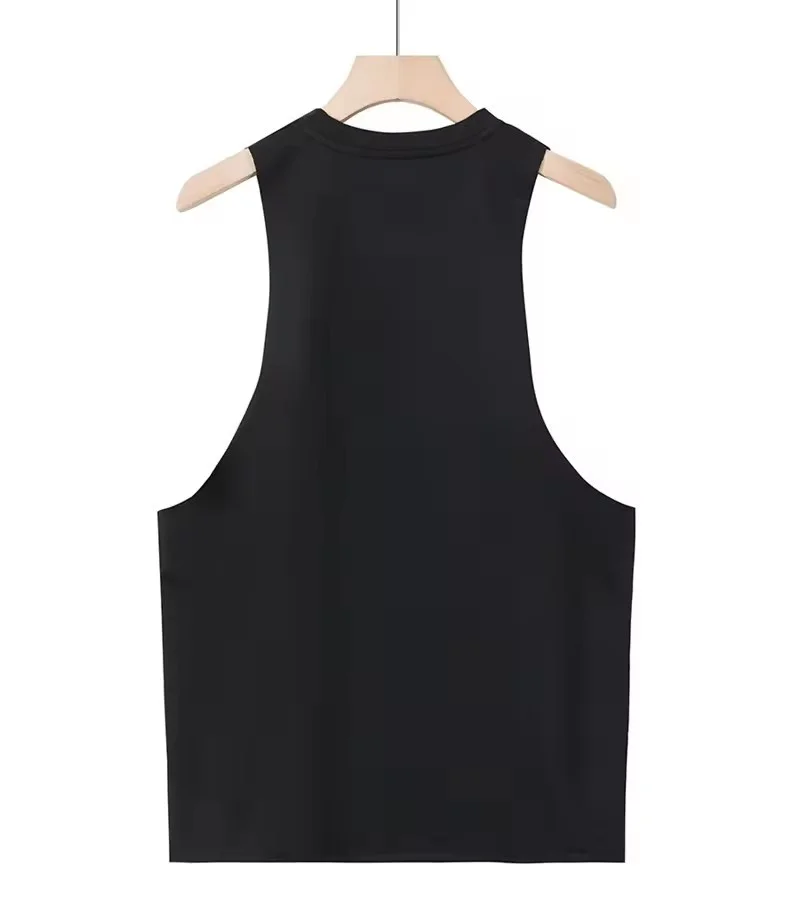 2025 Summer fitness Tank Top Men Fashio Comfortable Printed Loose tops Retro Style Sports Leisure Sleeveless vest Men sportswear image 2