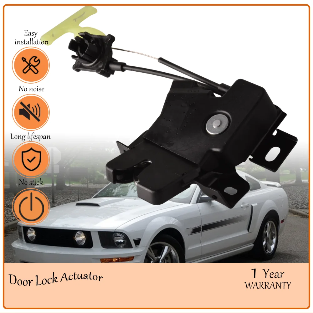 Classic Rear Trunk Latch Actuator for Old Mustang Tailgate,low-noise,Fit 2008-2009 Ford Mustang,OE 8R3Z-5443200-A,8R3A6343282AB