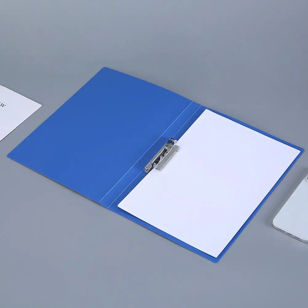 Capacity Clipboard Holeless Spring Clip Stapler 2 Pcs A4 Punchless Clamp Binder Folder Document Organizer with Metal for Work