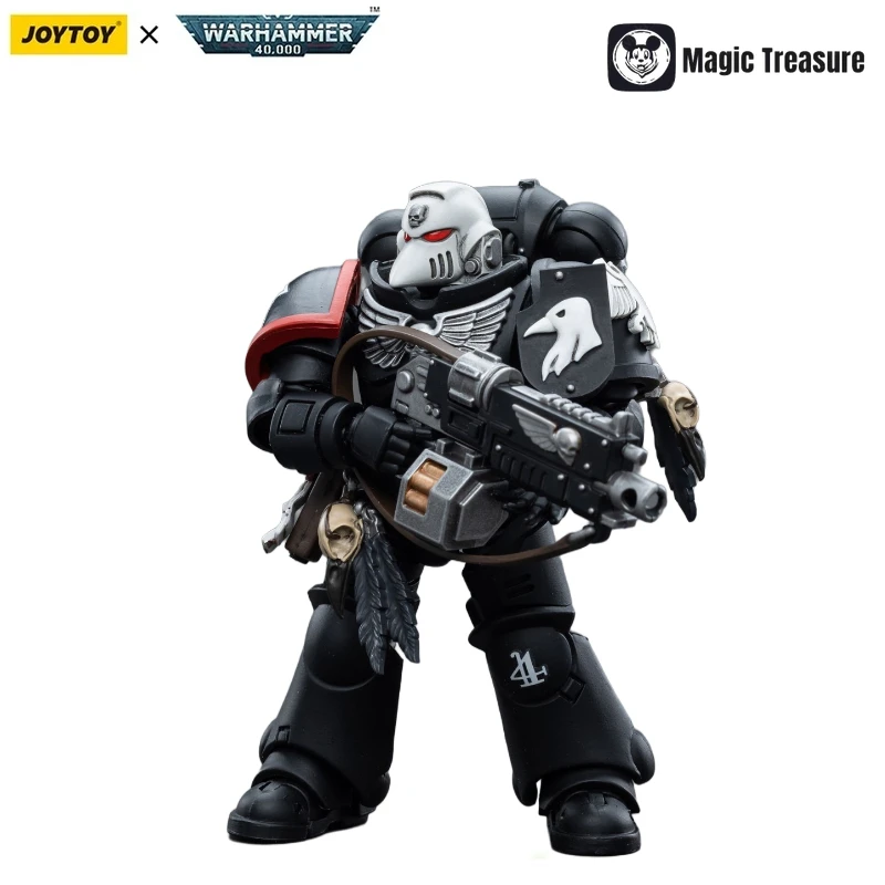 Genuine JOYTOY Original Warhammer 40K 1/18 Action Figure (4 Pieces/set) 40K Raven Guard Intercessor Anime Military Model