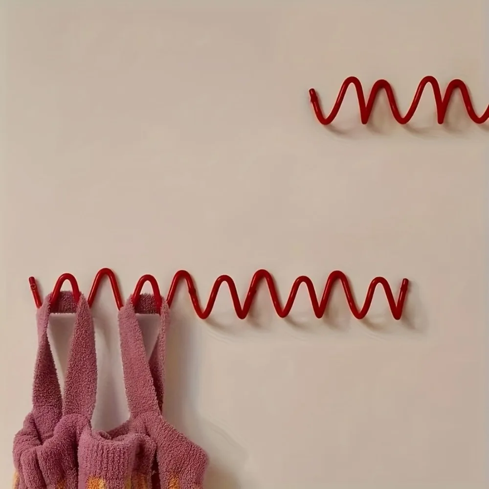 1pc Modern Entryway Organizer - Heavy-Duty Iron Hooks, Space-Saving Coat Rack for Home, Hotel, Store - Minimalist Decor