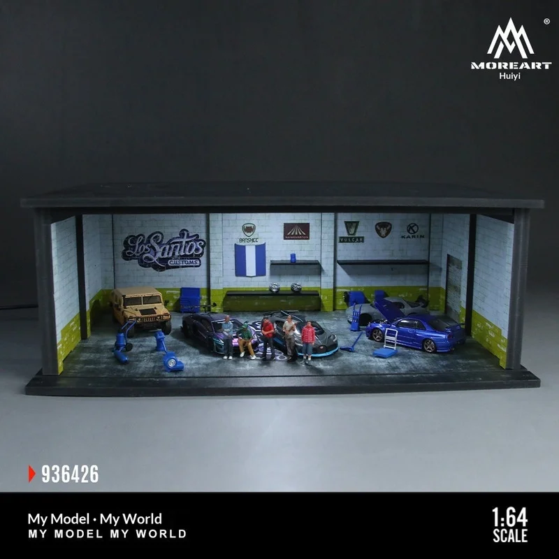 Набор фигурок персонажей GTA Moreart 1:64, миниатюрные модели из смолы, декоративные украшения для гаражной сцены, для коллекционеров литых под давлением машинок