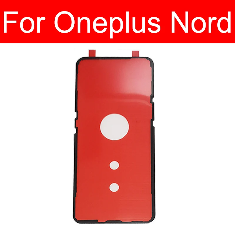 Back Battery Cover Sticker For Oneplus 1+ Nord 2 2T Nord N10 N300 CE2 5G Rear Housing Battery Cover Adhesive Glue Replacement