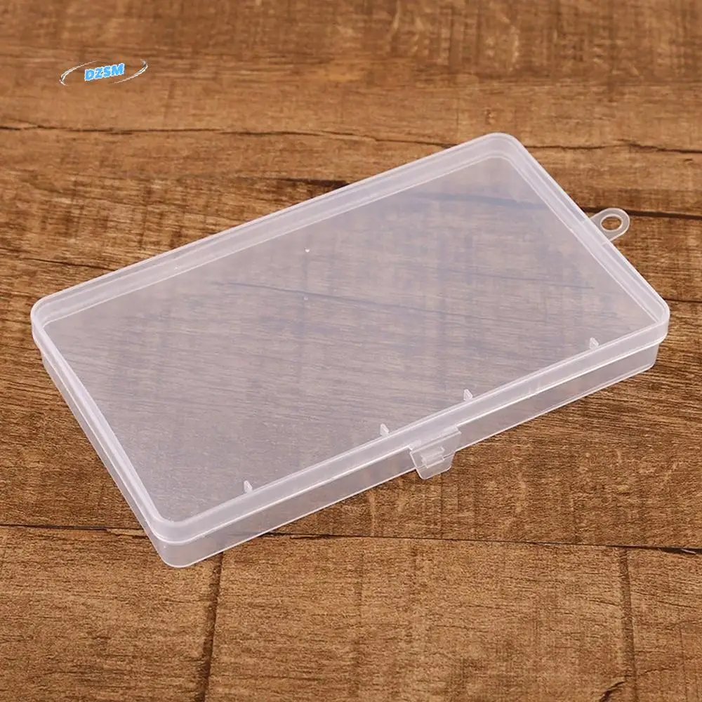 

High quality Rectangular Plastic Case Sample Box Tools Case Transparent Packaging Case Mask Holder Mask Box Card Storage Box