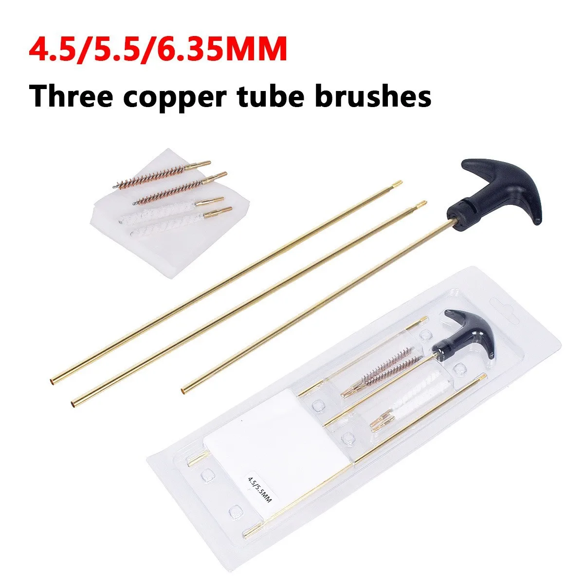 Airsoft Barrel Cleaning Kit Rifle Pistol Airgun Rod Brush Cleaner Hunting Gun Accessories Toy Gun Cleaning Tool Set