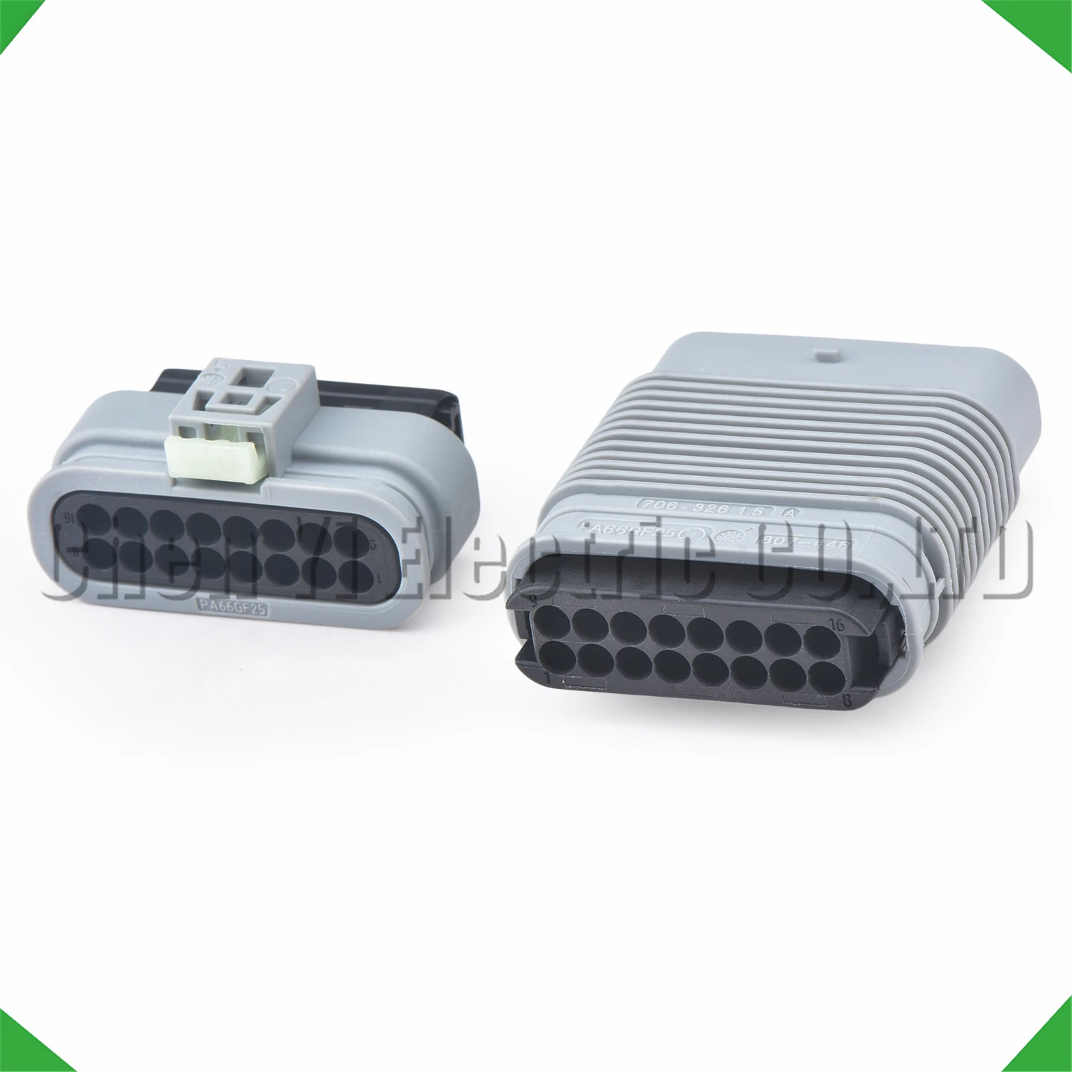 16 Pin Automotive Connectors Front and rear bumper radar sensor plug 805-587-542 807-445 807-446 706-326 For Benz C200 R300 S350