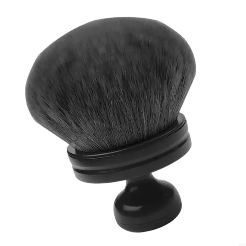 11UF 라운드 메이크업 브러쉬 액체, 크림, 가루 용 휴대용 컨실러 브러시, 느슨한 파우더 브러시 얼굴 메이크업 브러시