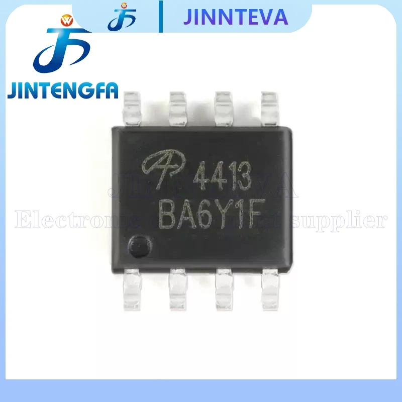 10PCS/Lot AO4413 4413 SOIC-8 30V 15A SMD IC P-Channel MOSFET JINNTEVA