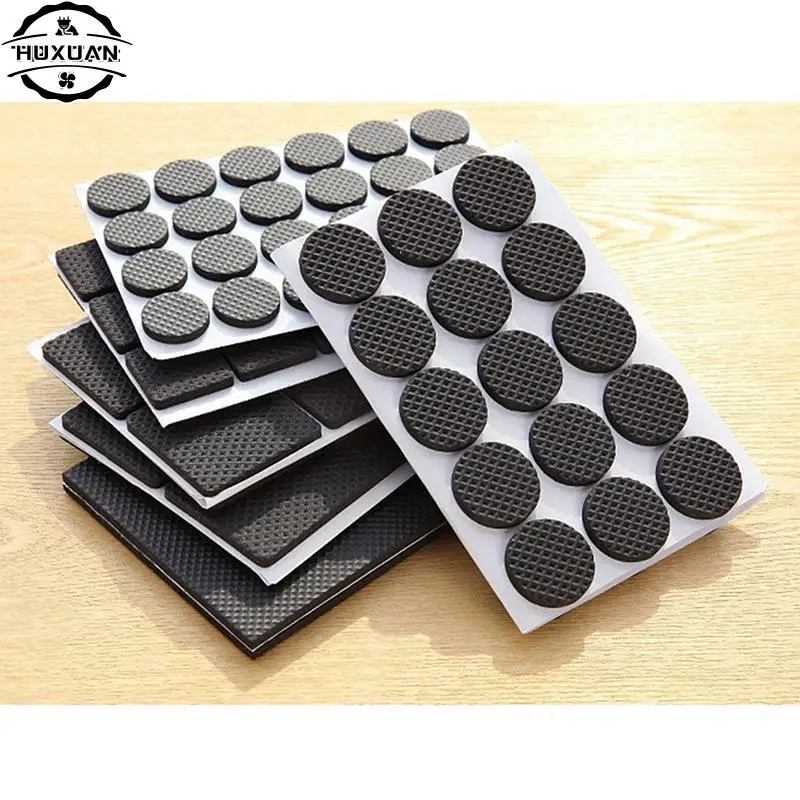 Self Adhesive Furniture Leg Feet Protector Pad Chair Leg Pad Anti-Skid Scratch DIY Resistant Furniture Feet Floor Protector Pads