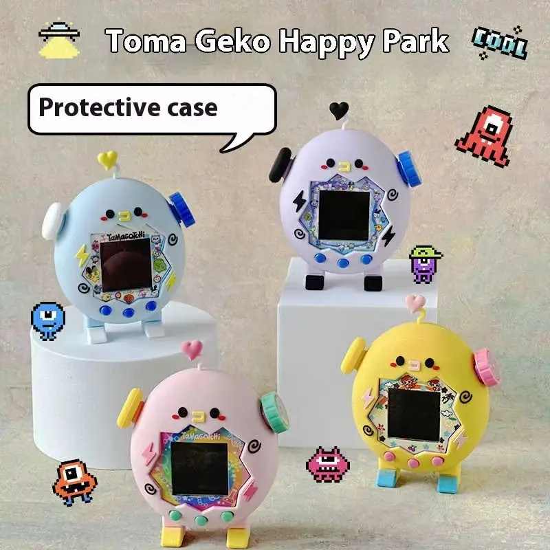 

Чехол Tamagotchi Paradise, милый силиконовый чехол, мягкий чехол Paradise, вертикальный силиконовый защитный чехол, игрушки, подарки, игровые аксессуары