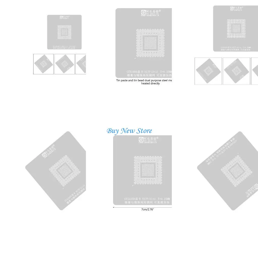 

20ce GTX1050 BGA REBALLING TENCLING N17P-G0-A1 N17P-G1-A1 N17P-Q1-A2 Графический фиш