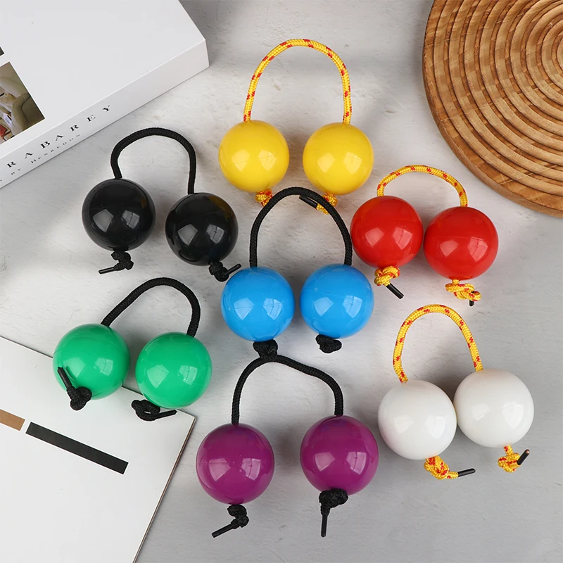 1 Par de Shakers Africanos Asalato de Arena, Instrumento de Ritmo para Dedos, Bola de Arena para Kashaka, Accesorios para Adultos y Principiantes
