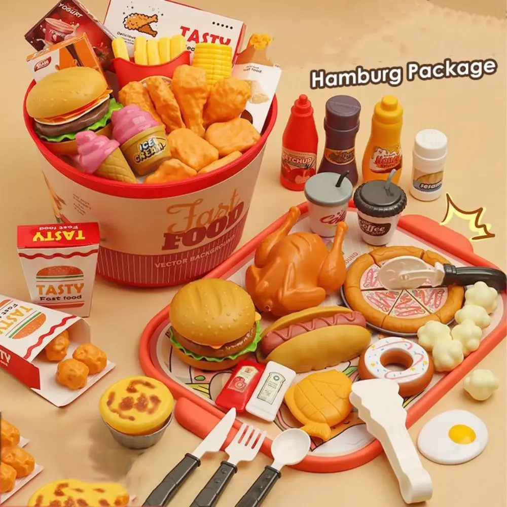 

French Fries Fried Chicken Simulation Food Toys Hamburger Fried Chicken Burger Simulation Food Toys Simulation Toys Kitchen Toys