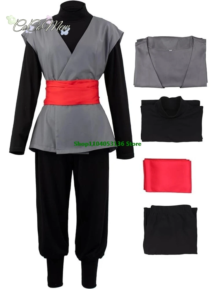 Anime Super Son Goku Black Zamasu Kai Cosplay Costume Outfits Halloween Carnival Suit