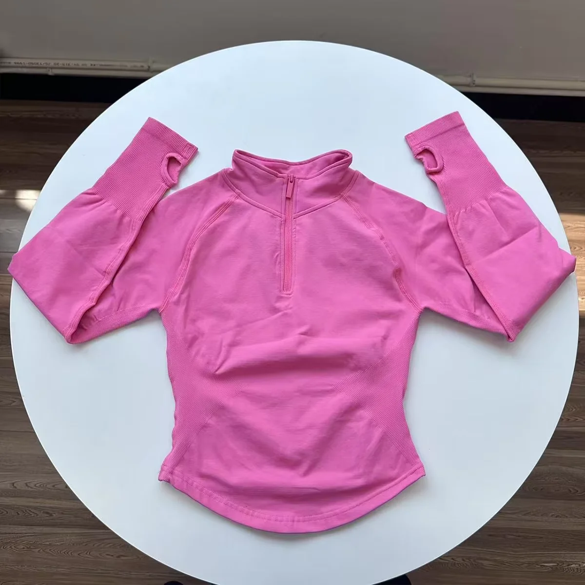 

Impact Women Seamless Yoga Half Zippy Jacket Running Long Sleeves Gym Coats Sports Shirts Gym Fitness Workout Pilates Clothes