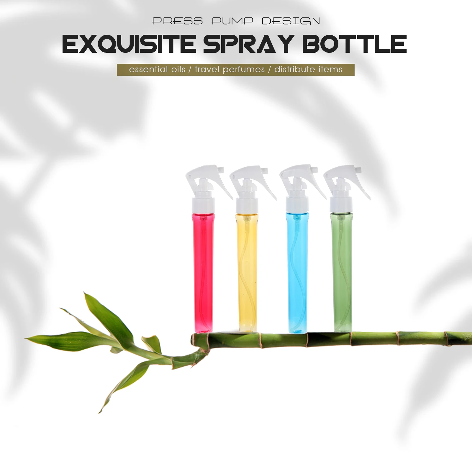 

4Pcs Spray Bottles Multipurpose Thumb Sprayer for Salon Hair Care Barber Shop Moisturizing Professional Refillable Watering
