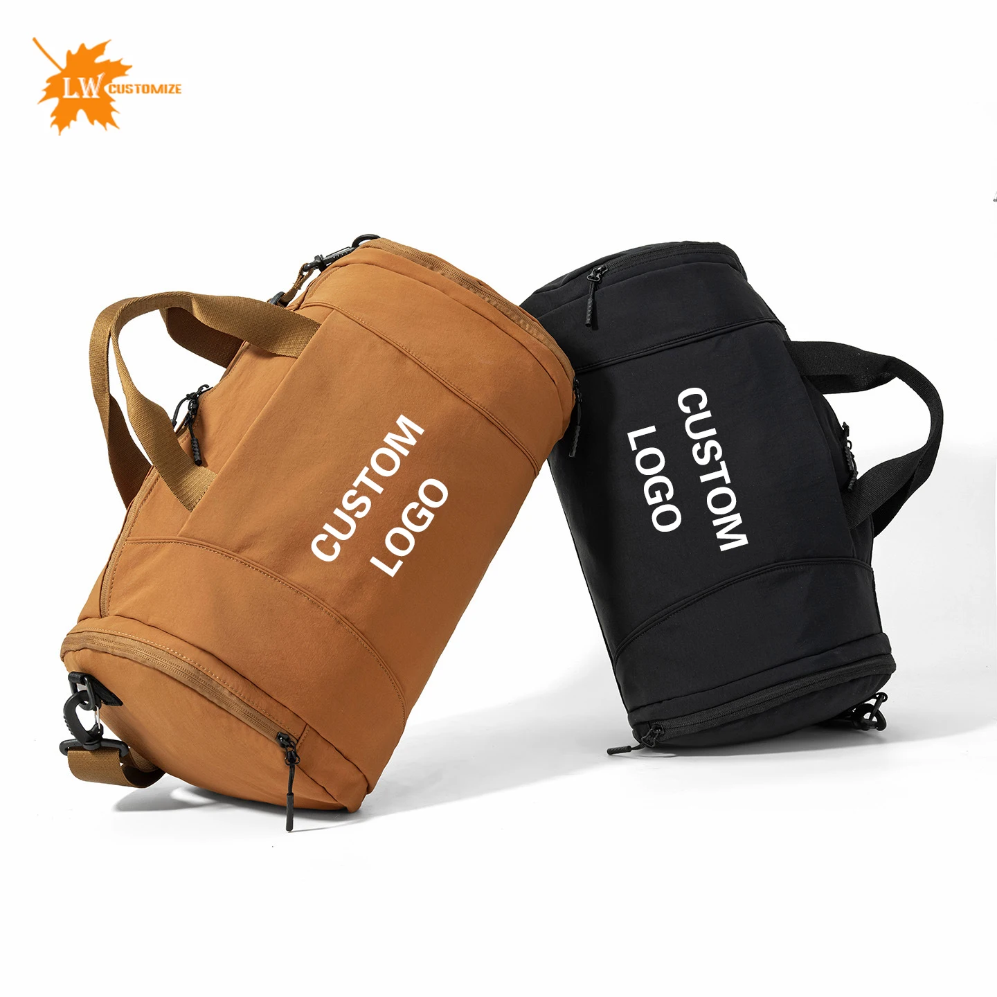 

Изготовленная на заказ цилиндрическая дорожная сумка с логотипом, мужская водонепроницаемая сумка для ручной клади, спортивная сумка, спортивная сумка с персонализированным принтом имени