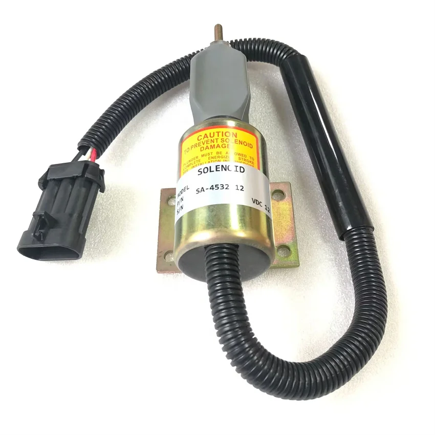 High Quality SA-4532-12 Fuel Stop Solenoid 59009134 for Ingersoll-Rand DD-130 Compactor B5.9-C