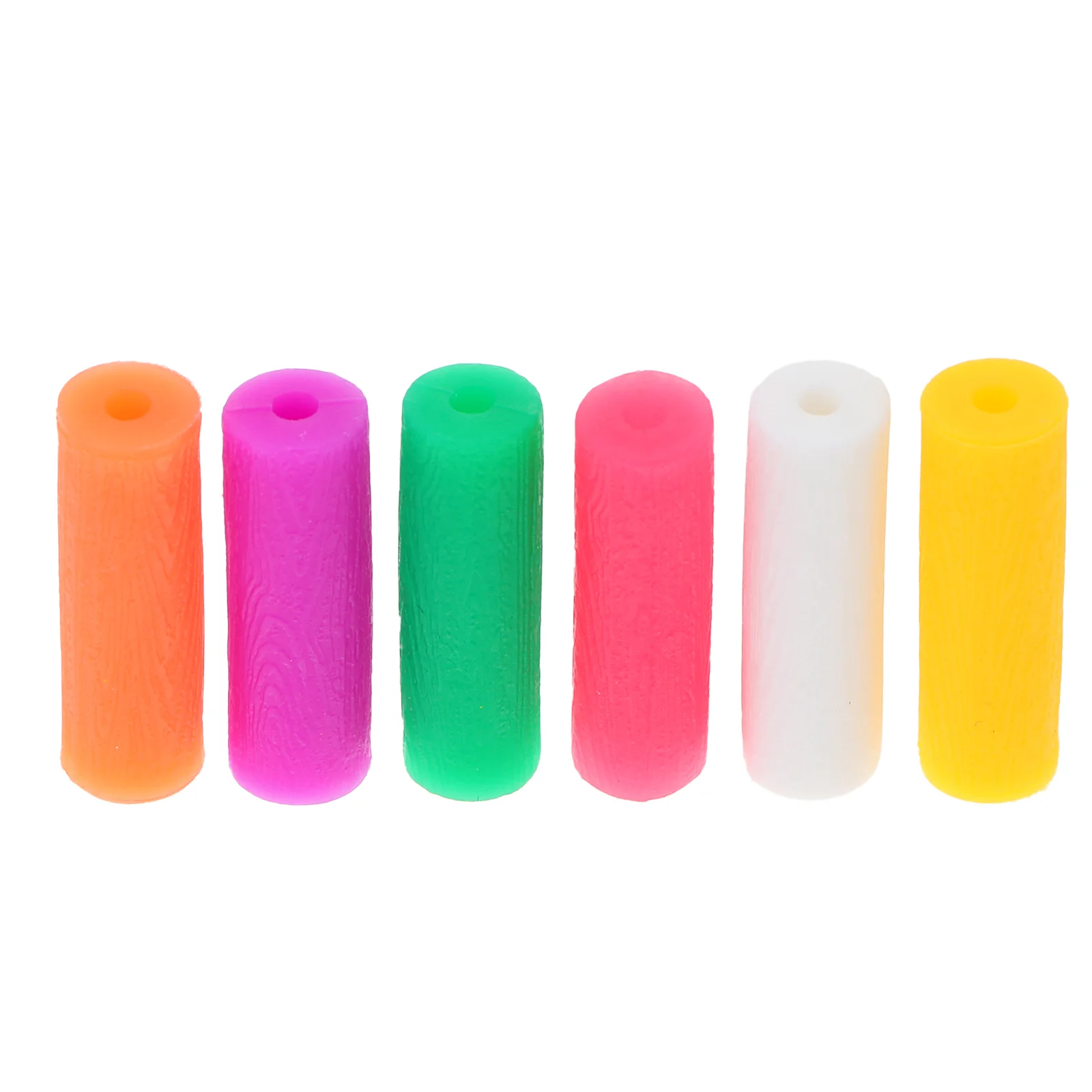 

6 Pcs Dental Gum Jaw Exerciser Orthodontics Teether Chew Invisible Brace Trainer Silicone Silica Gel Chewing Stick Device