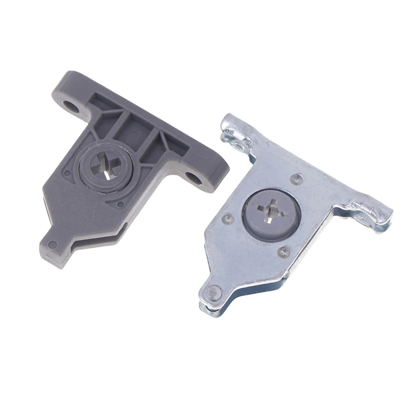 2Pcs Front Panel Fixing Bracket Connector Replacement 4.5*4cm Kitchen Furniture Cabinet Nylon/Metal Drawer Clip